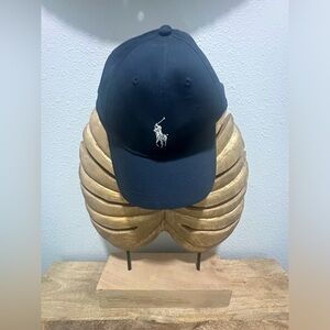 Ralph Lauren Navy Blue Cap with printed Pony Performance Hat OS adjustable